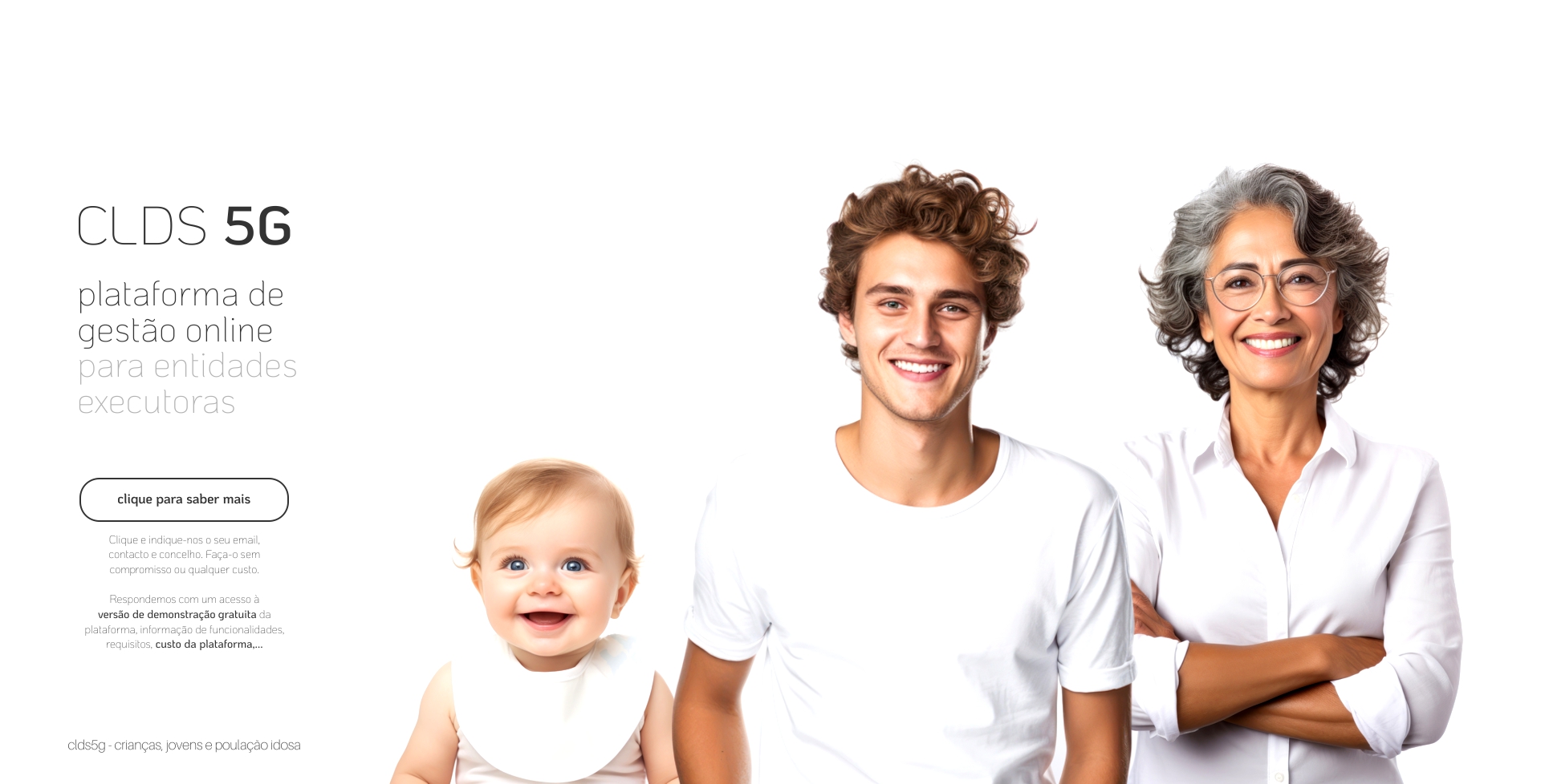 CLDS 5G - Plataforma de Gesto Online para Entidades Executoras - Clique para saber mais